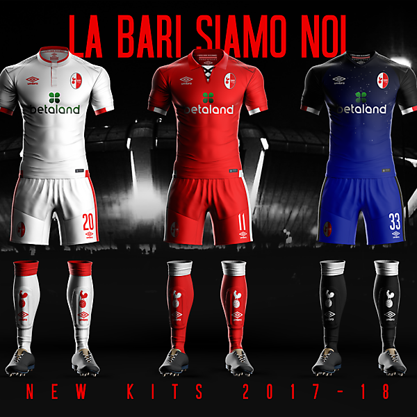 FC Bari 17-18 concept kits
