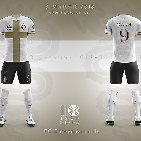 FC Internazionale Anniversary Kit 2018 | Concept