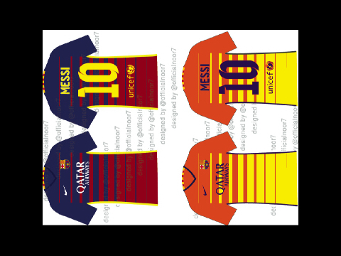 Fcbarcelona 2015-16 kits
