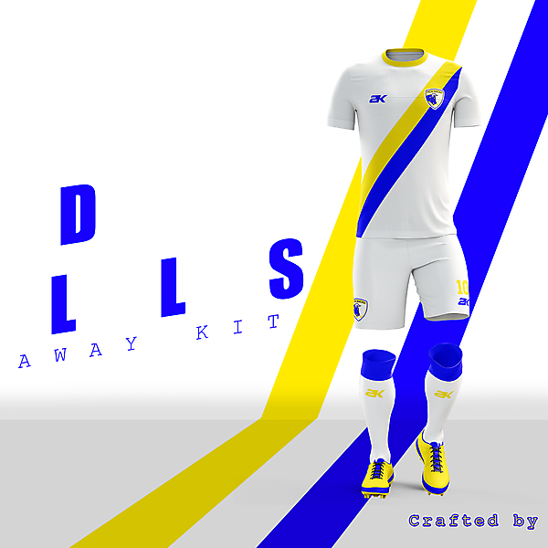 FCM Bacau - Away kit// Crafted logo