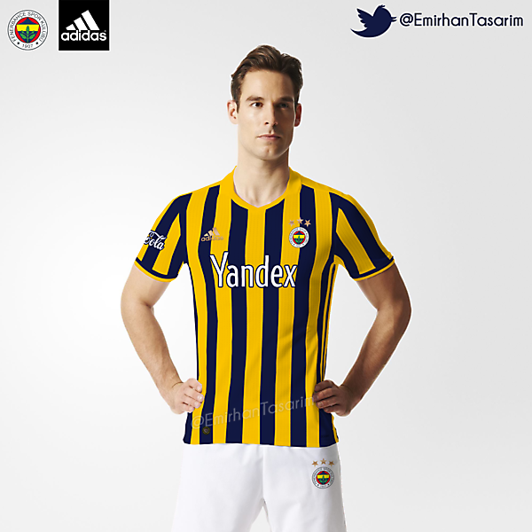 Fenerbahçe 16/17 Home Kit Design