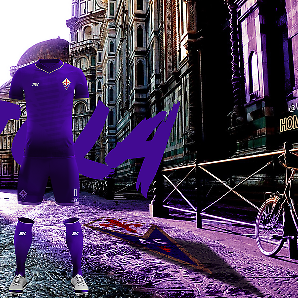Fiorentina - Home kit + YouTube video