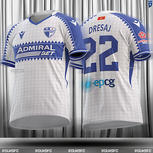 FK Dečić Tuzi (1.CFL Montenegro) - Home Kit