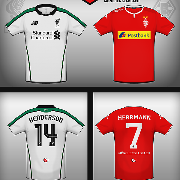#footballfriends Liverpool and Borussia Mönchengladbach