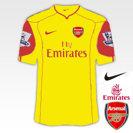 Arsenal 2010/11 Kit Designs