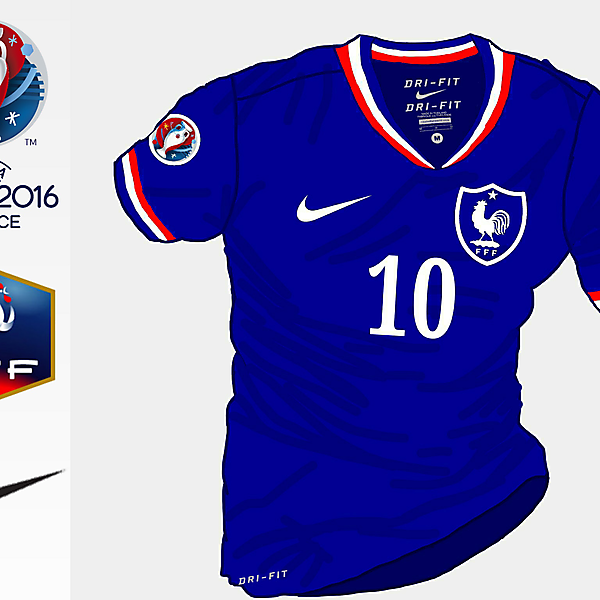 France Euro 2016 Home Shirt