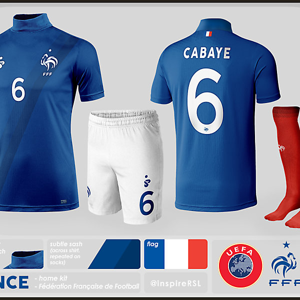 France Kit - World Cup Competition, Semi Finals