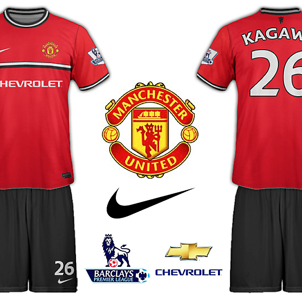 Man United Chevrolet Home Kit