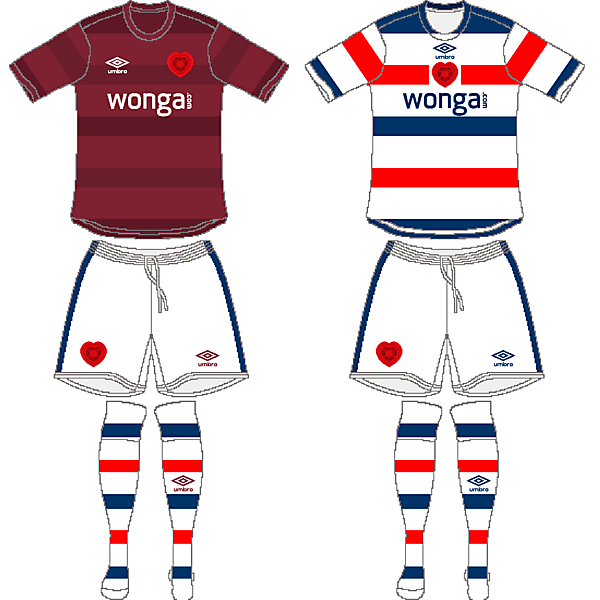 Heart of Midlothian Umbro Kits