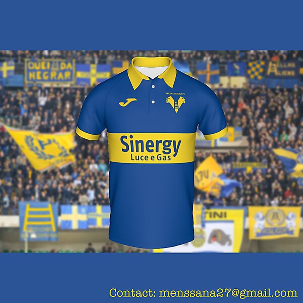 Hellas Verona FC hypothetical match jersey