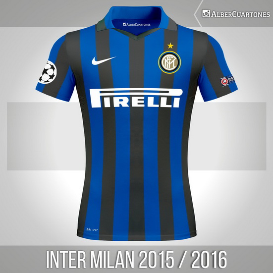 Inter Milan 2015 / 2016 Home Shirt (according to leaks)
