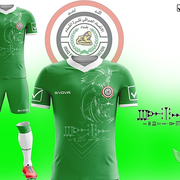Iraqi team kit of my design