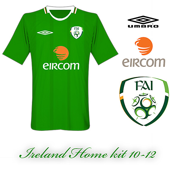Ireland Home kit 10-12