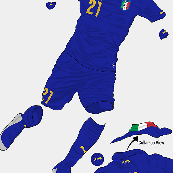 Italy WC 2014 Home Kit (Remake)
