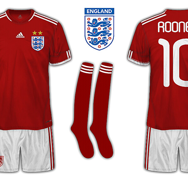 England by Adidas away kit