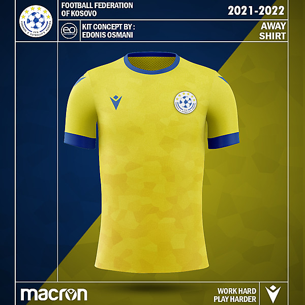 KOSOVOxMACRON - Kosovo Kit Concept - Away Kit 