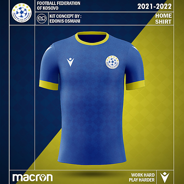 KOSOVOxMACRON - Kosovo Kit Concept - Home Kit 