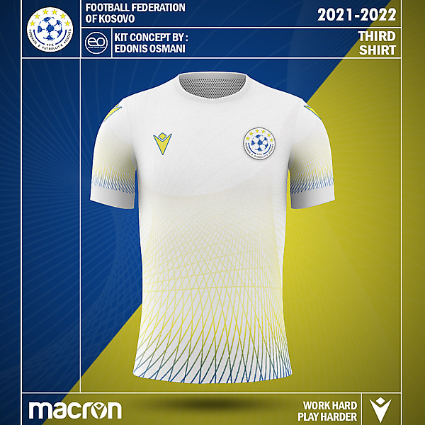 KOSOVOxMACRON - Kosovo Kit Concept - Third Kit 