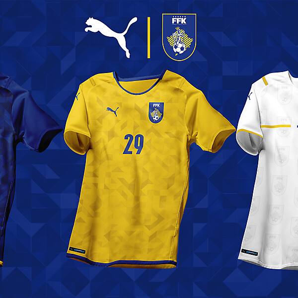 KOSOVOxPUMA - Design by EO - Football kits & Logo - FFK logo & kits