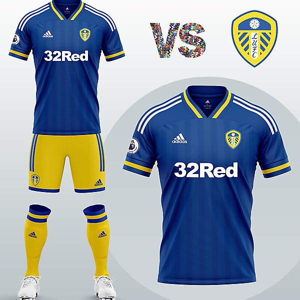 Leeds United Away kit with Adidas (Concept 2020/21)