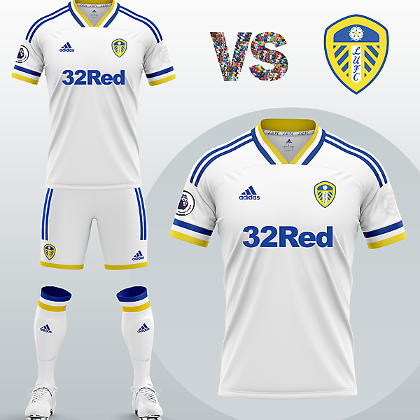 Leeds United Home kit with Adidas (Concept 2020/21)