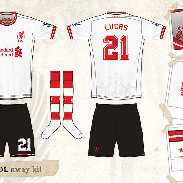 Liverpool Warrior Away Kit