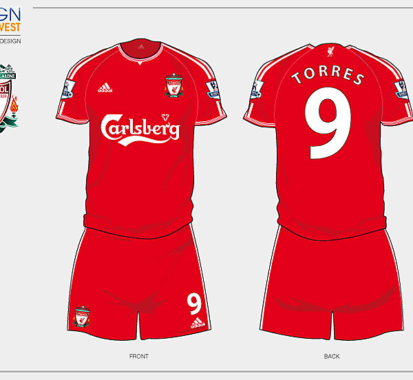 Fantasy Liverpool Home Football Kit
