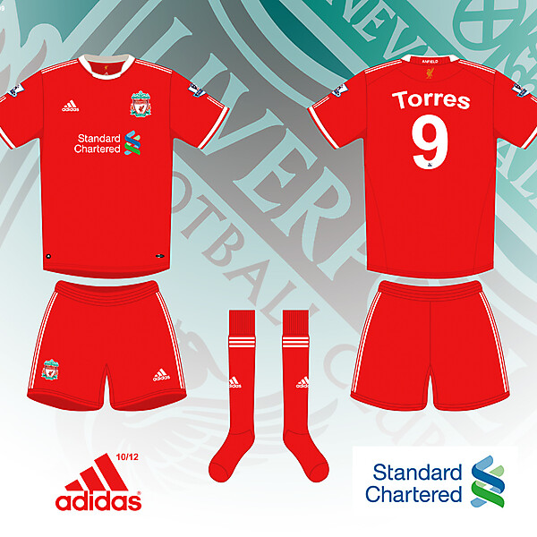 Liverpool 2010/2012 Home Shirt