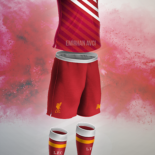 Liverpool 16/17 Home Kit Design