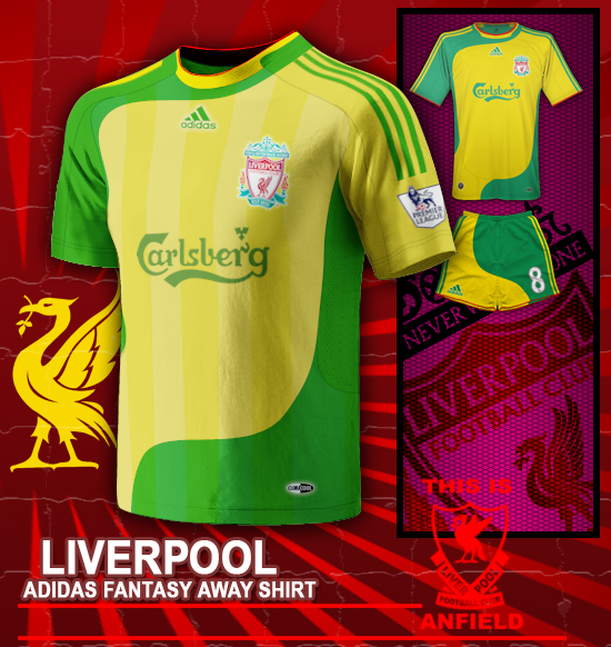 Liverpool adidas fantasy away shirt