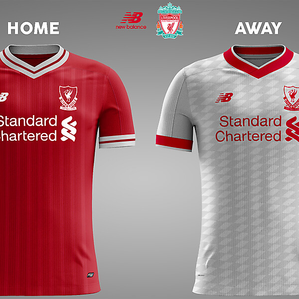 Liverpool Home & Away 17/18 Concept Kits