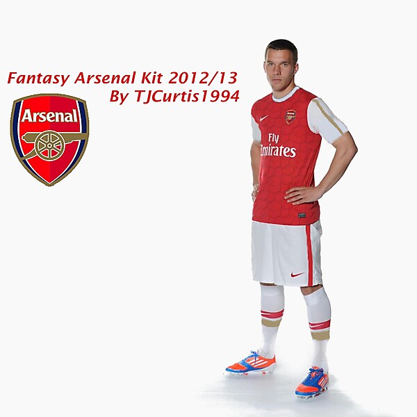 Arsenal Home kit 2012/13