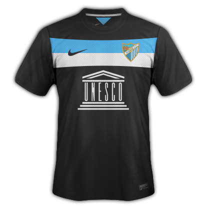 Malaga Third kit for 2014/15 with Nike