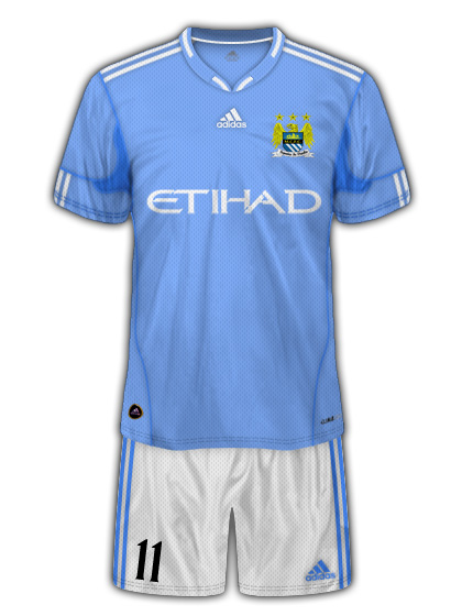 Man City Adidas Home Kit
