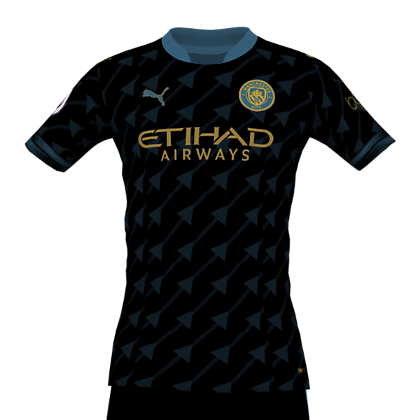 MAN CITY 21-22 FANTASY AWAY KIT (FRONT) 