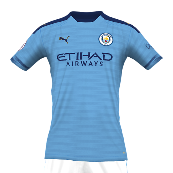 MAN CITY 21-22 FANTASY HOME KIT (FRONT)