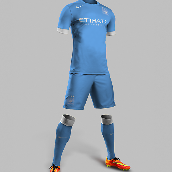 MANCHESTER CITY 15/16 HOME KIT DESIGN