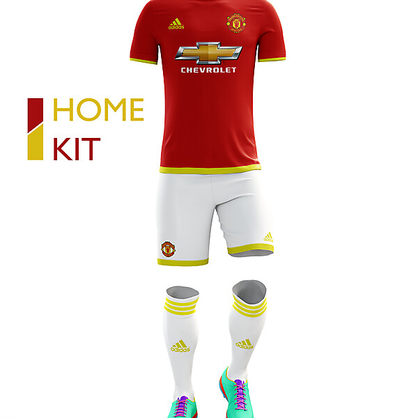 Manchester United Home Kit 16/17