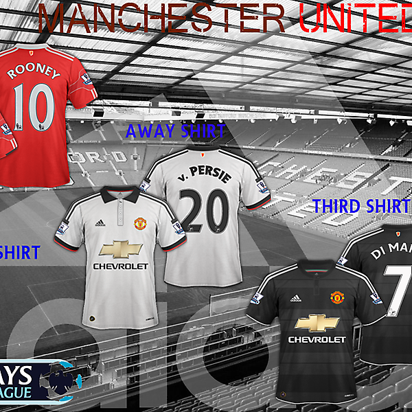 Manchester United new Adidas shirt designs