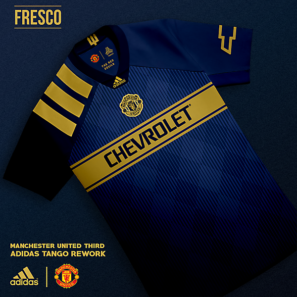 Manchester United Third: Adidas Tango Rework