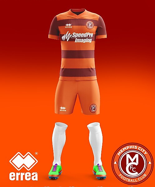 Memphis City FC Errea Home Kit 2018