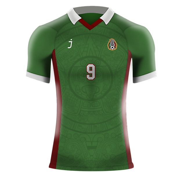Mexico home shirt by J-sports