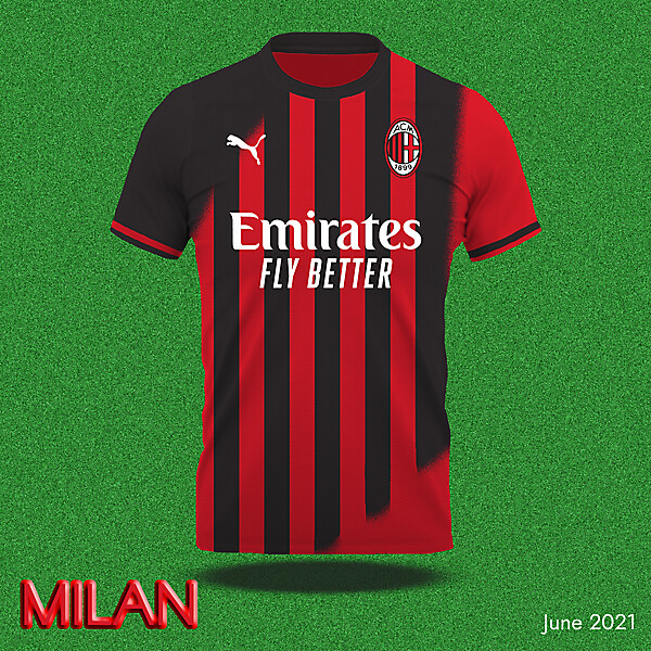 Milan home shirt concept