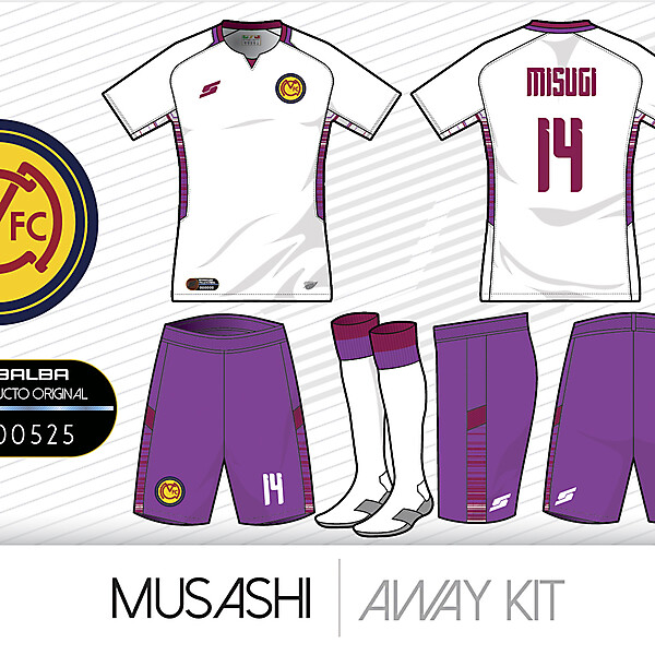 Musashi Away kit