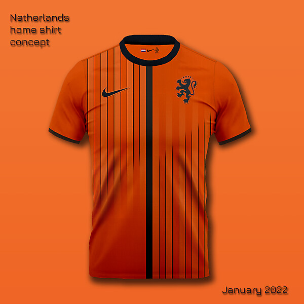 Netherlands home shirt concept
