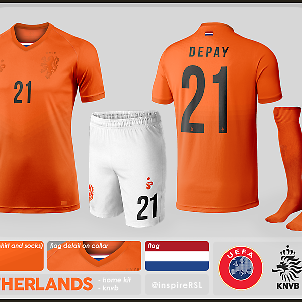 Netherlands Kit - World Cup Competition, 3rd/4th Place Play-off