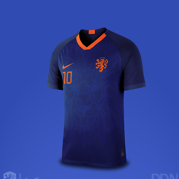Netherlands Nike Away Euro 2021