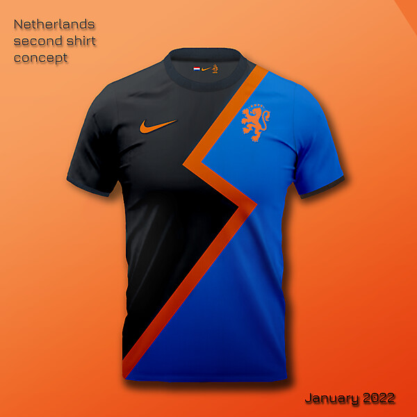 Netherlands second shirt concept