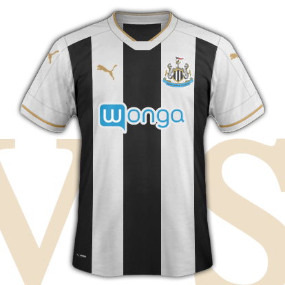 Newcastle United 2016-17 Home Shirt