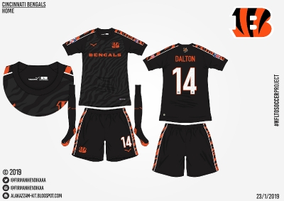 #NFLtoSoccerProject - Cincinnati Bengals (Home)